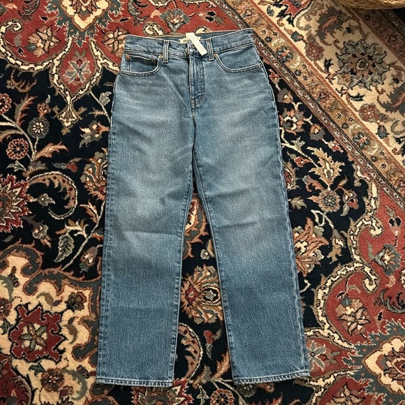 Madewell ‘90s Straight Crop Jeans - Picture 1 of 3